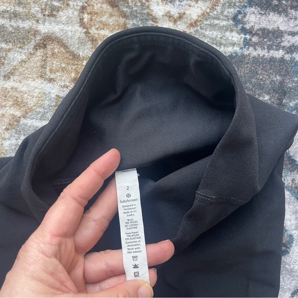 Lululemon Zoned In Tight *27" Black Workout Leggings - Picture 4 of 6